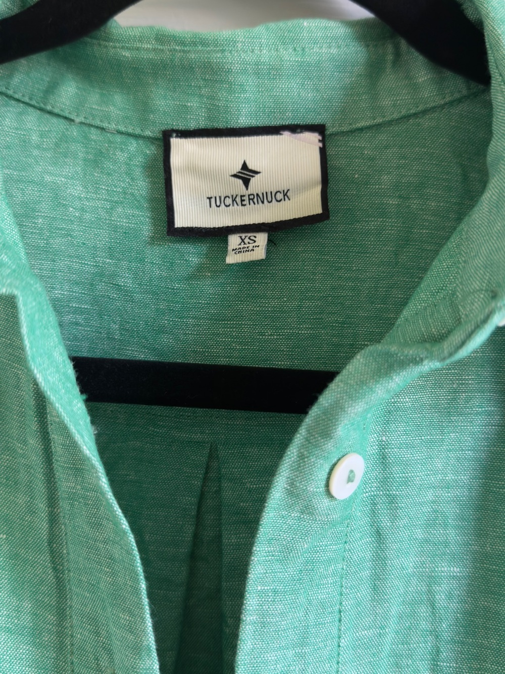 Tuckernuck Sea Green Callahan Shirt Dress XS - Picture 7 of 8